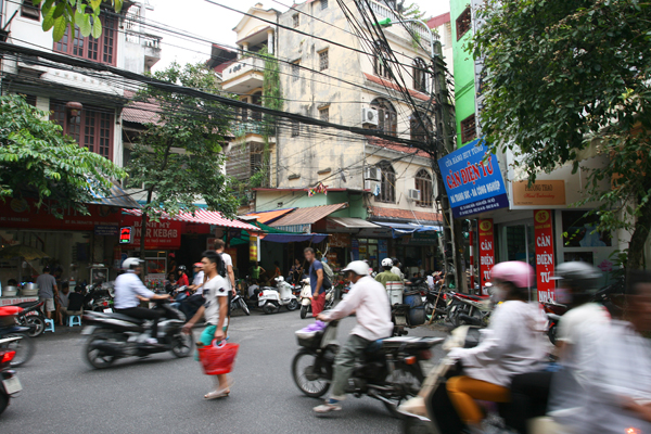 Altstadt von Hanoi in Vietnam