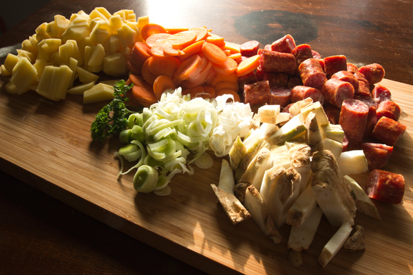 Zutaten Rezept Linsensuppe